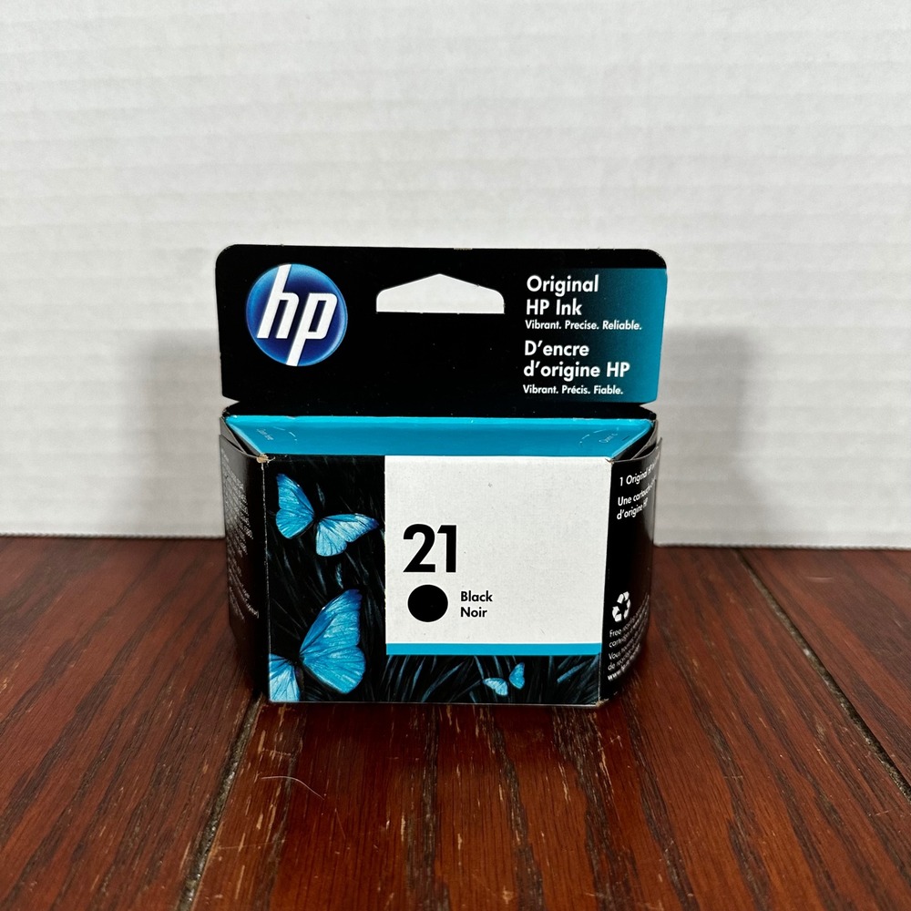 HP 21 Black Ink Cartridge C9351AN New Open Box Original OEM Dec 2021